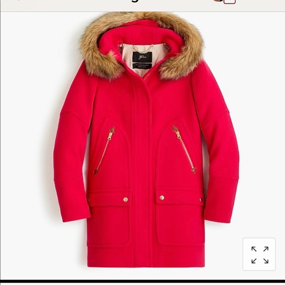 J. Crew Jackets & Blazers - ISO J. Crew Bright Magenta Chateau Wool Parka